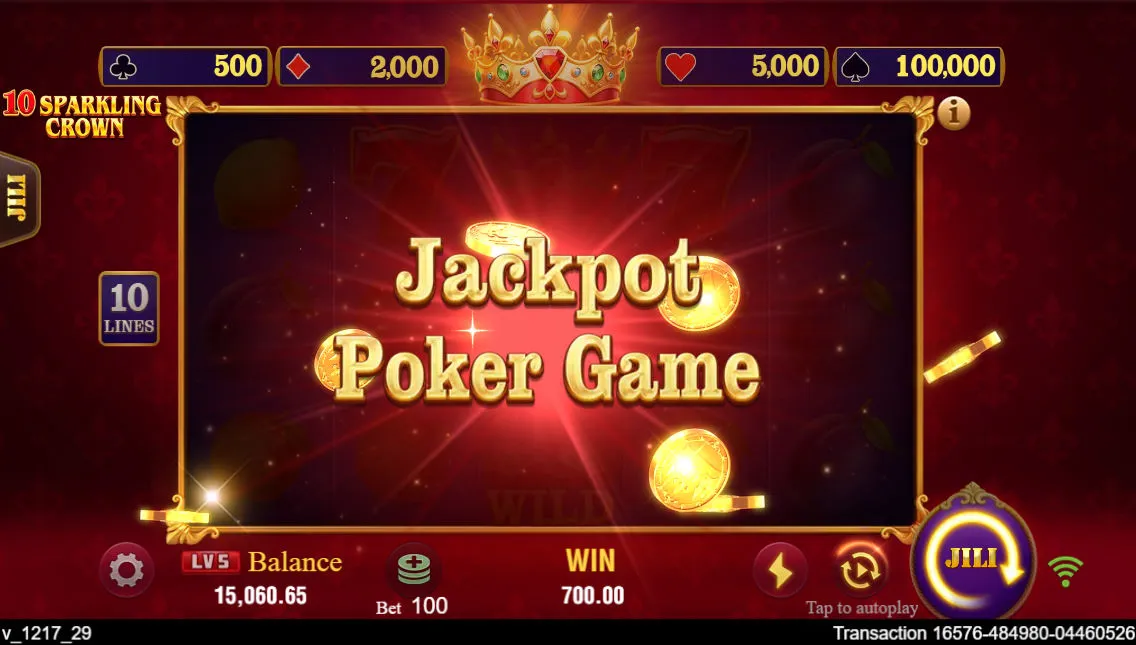 10 Sparkling Crown game interface screenshot 4