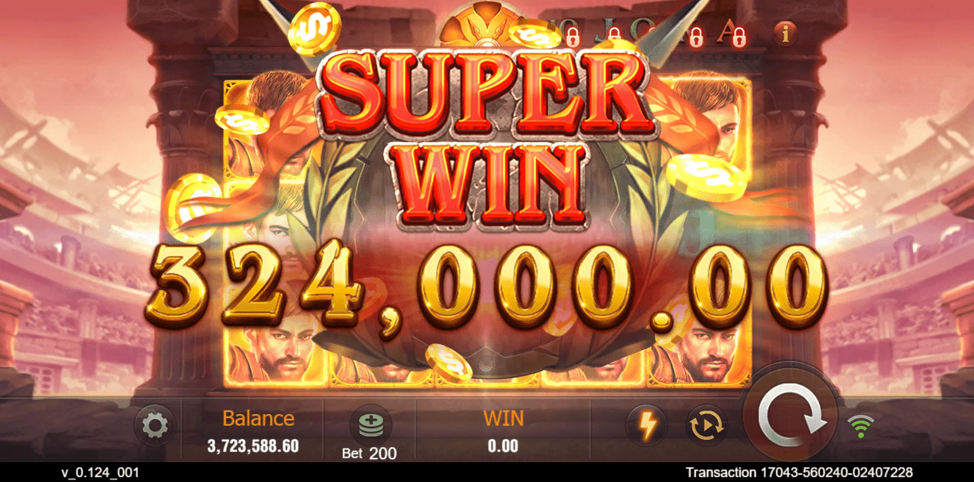 Arena Fighter game interface screenshot 5