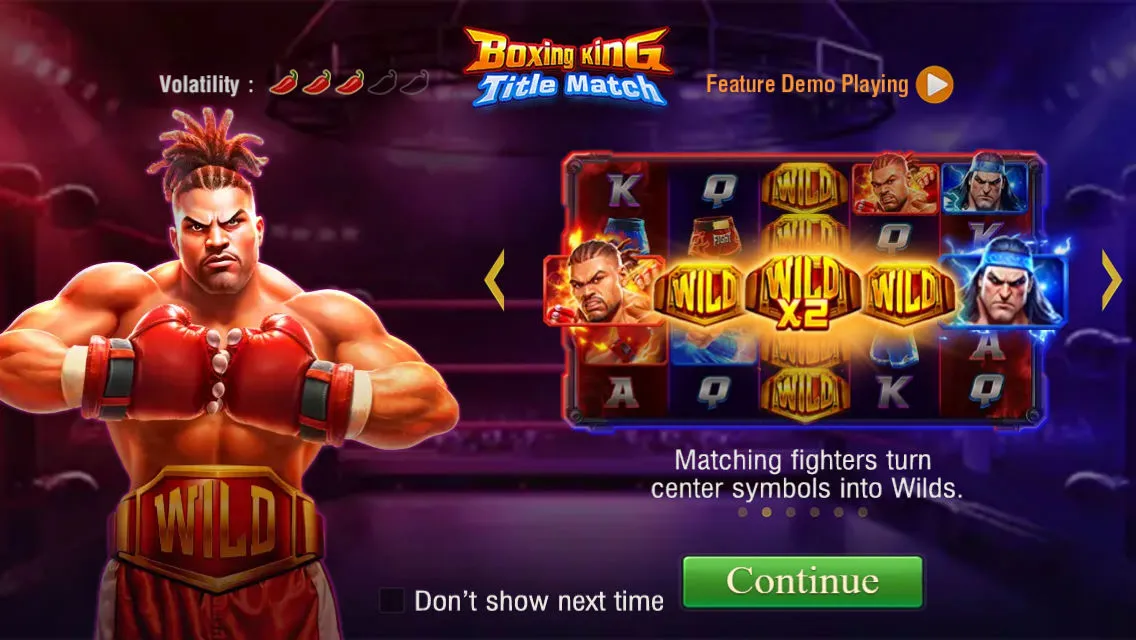Boxing King Title Match game interface screenshot 1