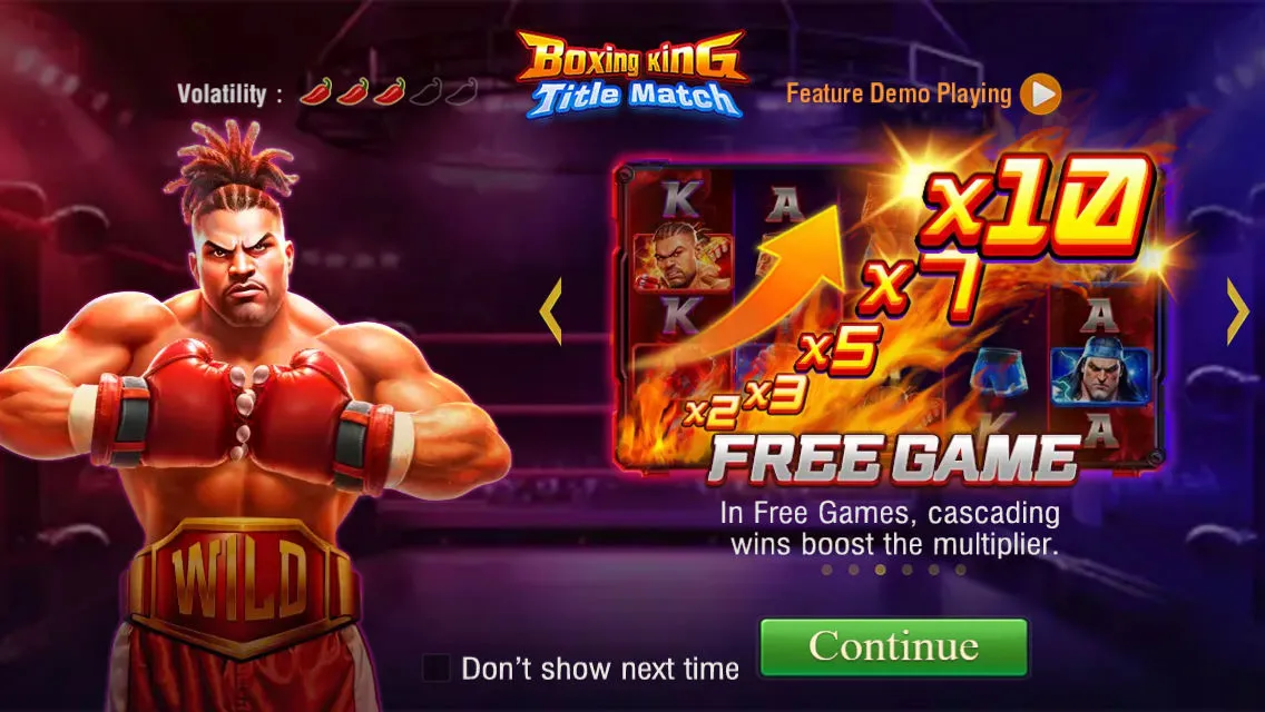 Boxing King Title Match game interface screenshot 2