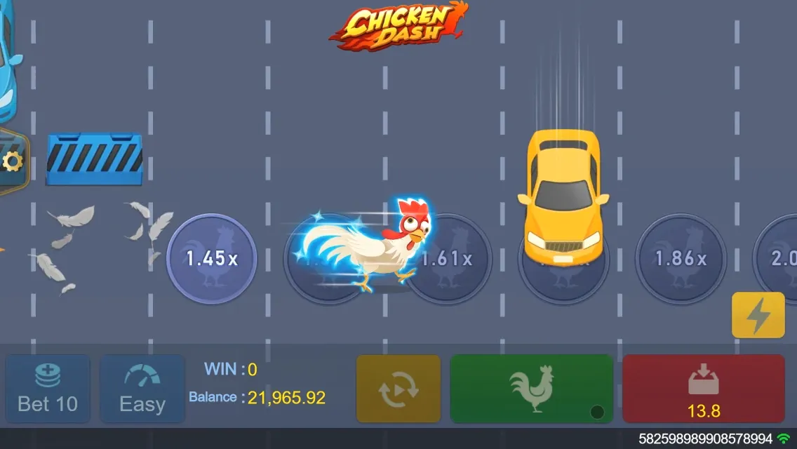 Chicken Dash game interface screenshot 4