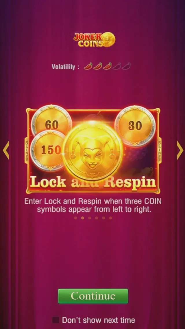 Circus Joker 4096 game interface screenshot 1