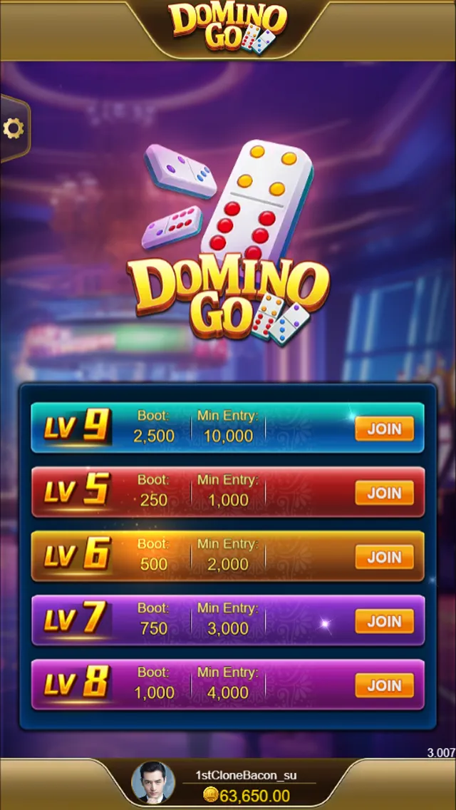 Domino Go game interface screenshot 1