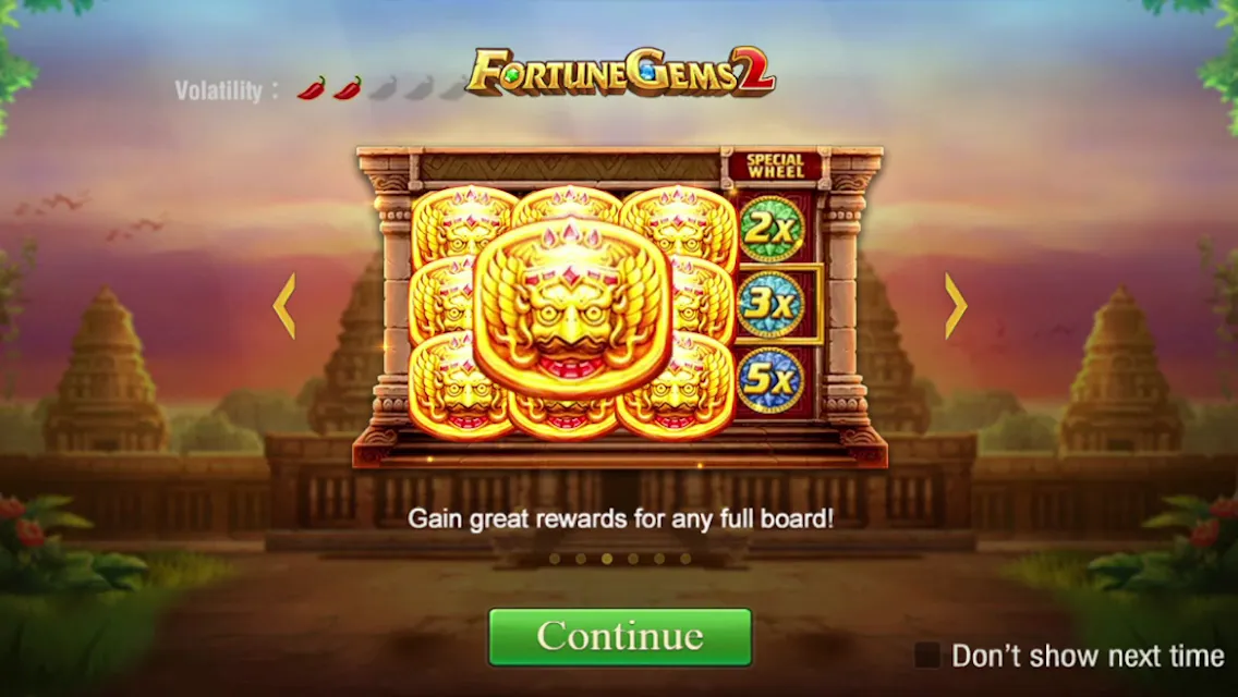 Fortune Gems 2 game interface screenshot 2