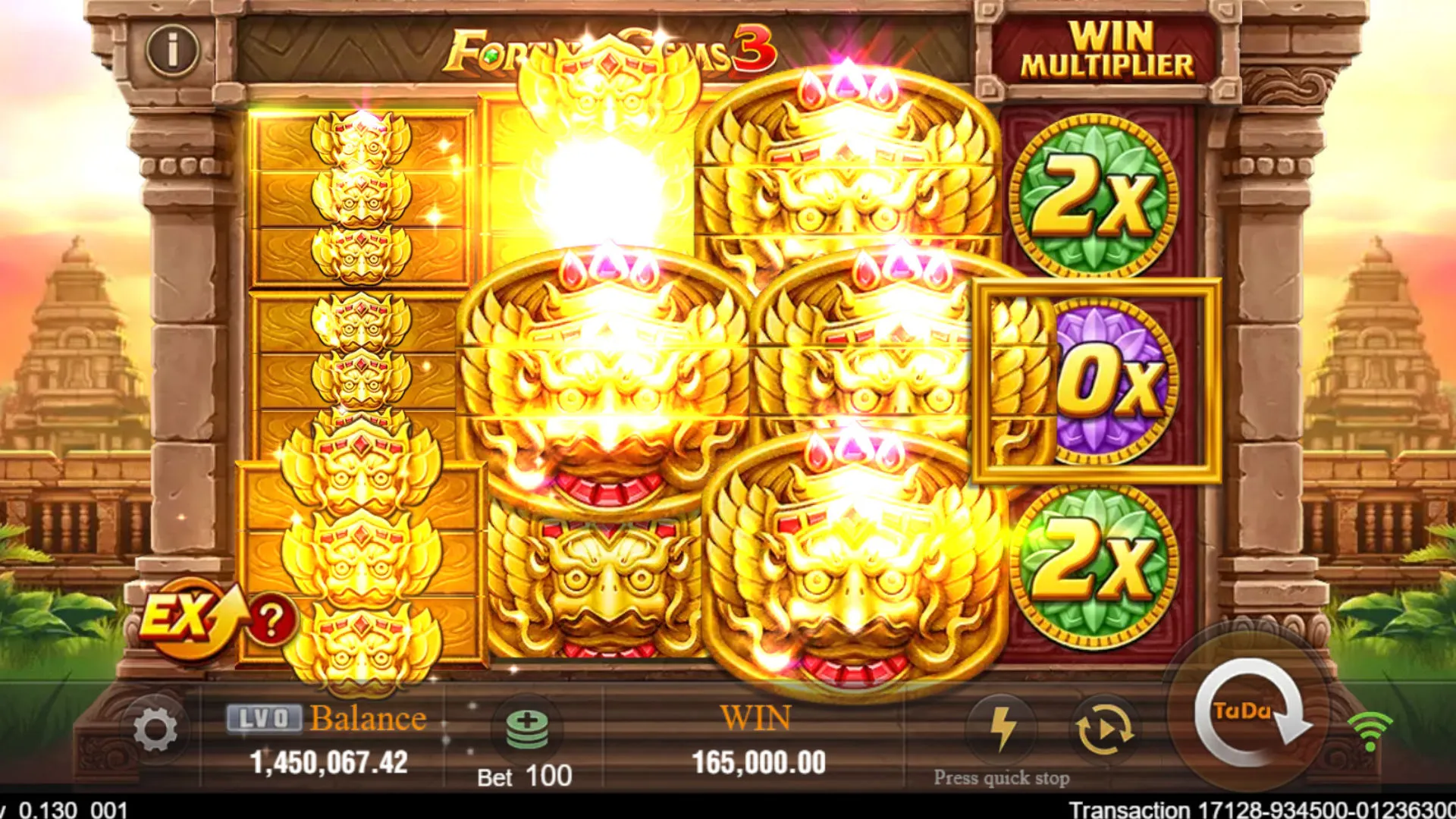Fortune Gems 3 game interface screenshot 4