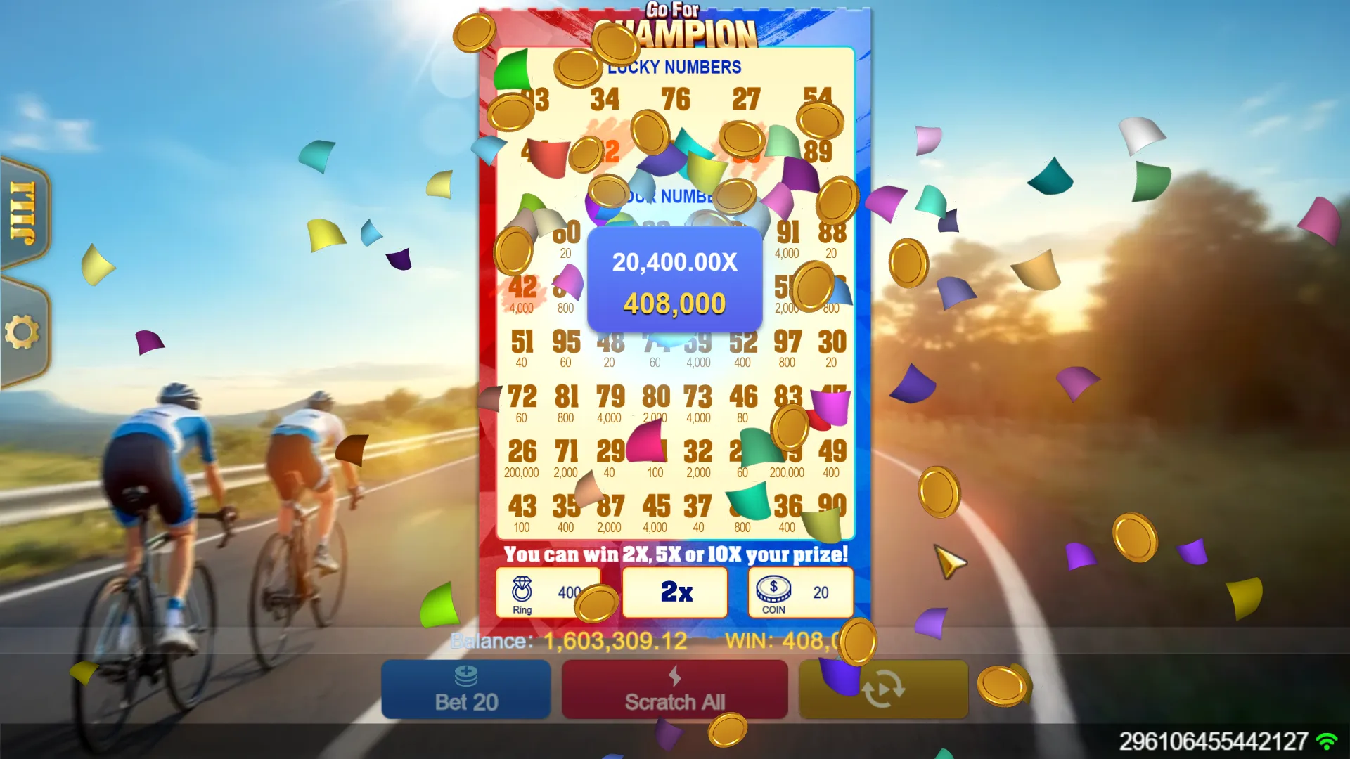Go For Champion game interface screenshot 4