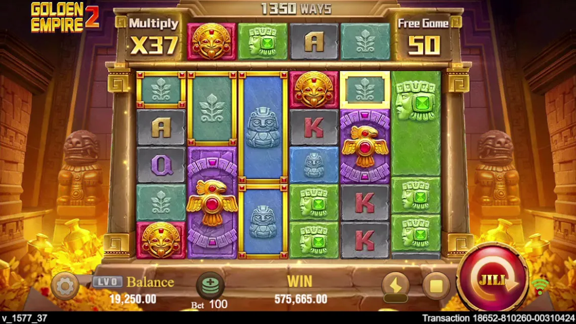 Golden Empire 2 game interface screenshot 3