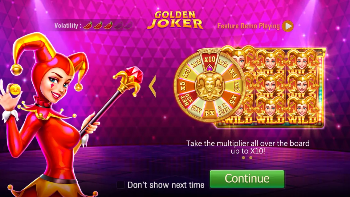 GOLDEN JOKER game interface screenshot 2