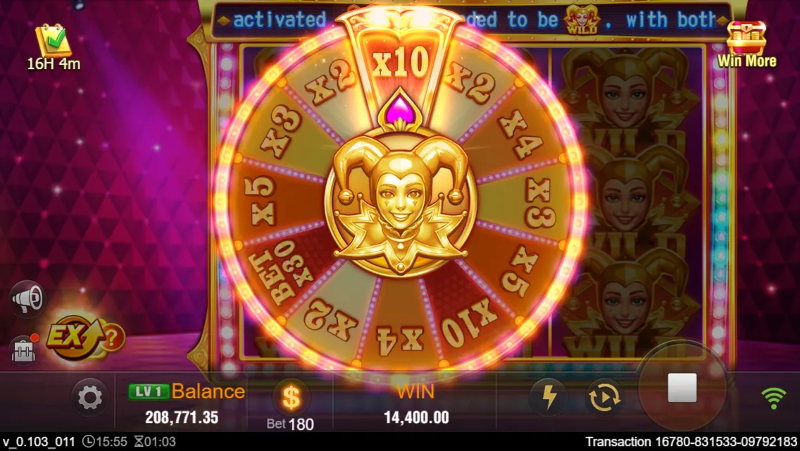GOLDEN JOKER game interface screenshot 4