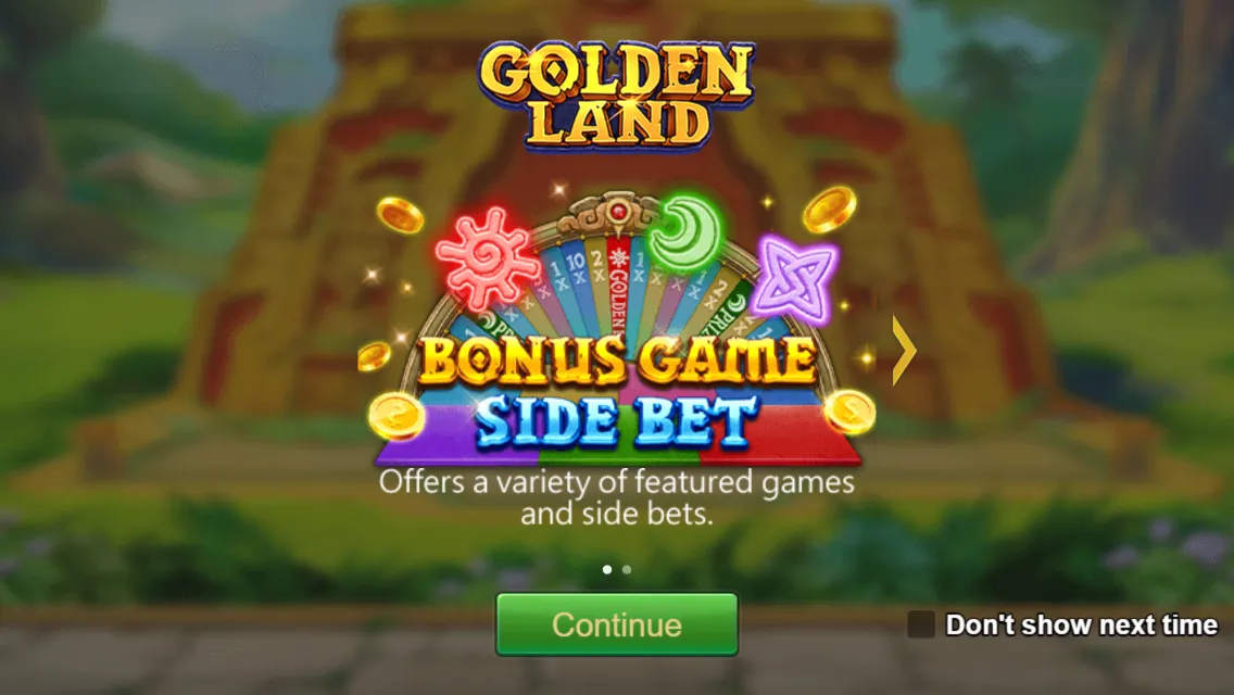 GOLDEN LAND game interface screenshot 1