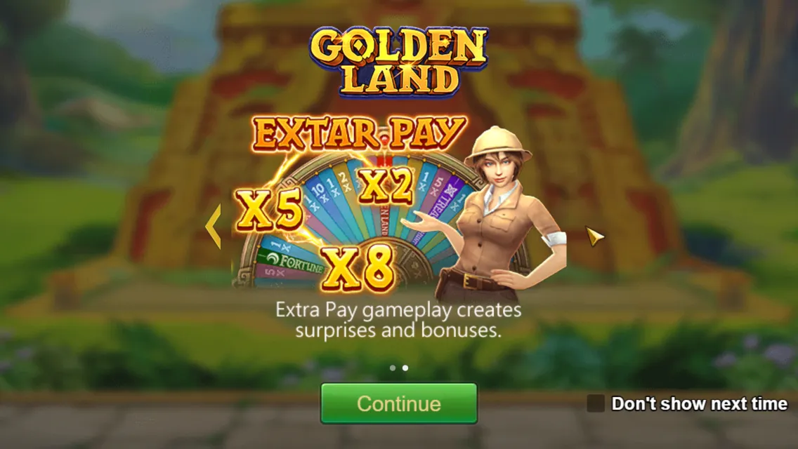 GOLDEN LAND game interface screenshot 2