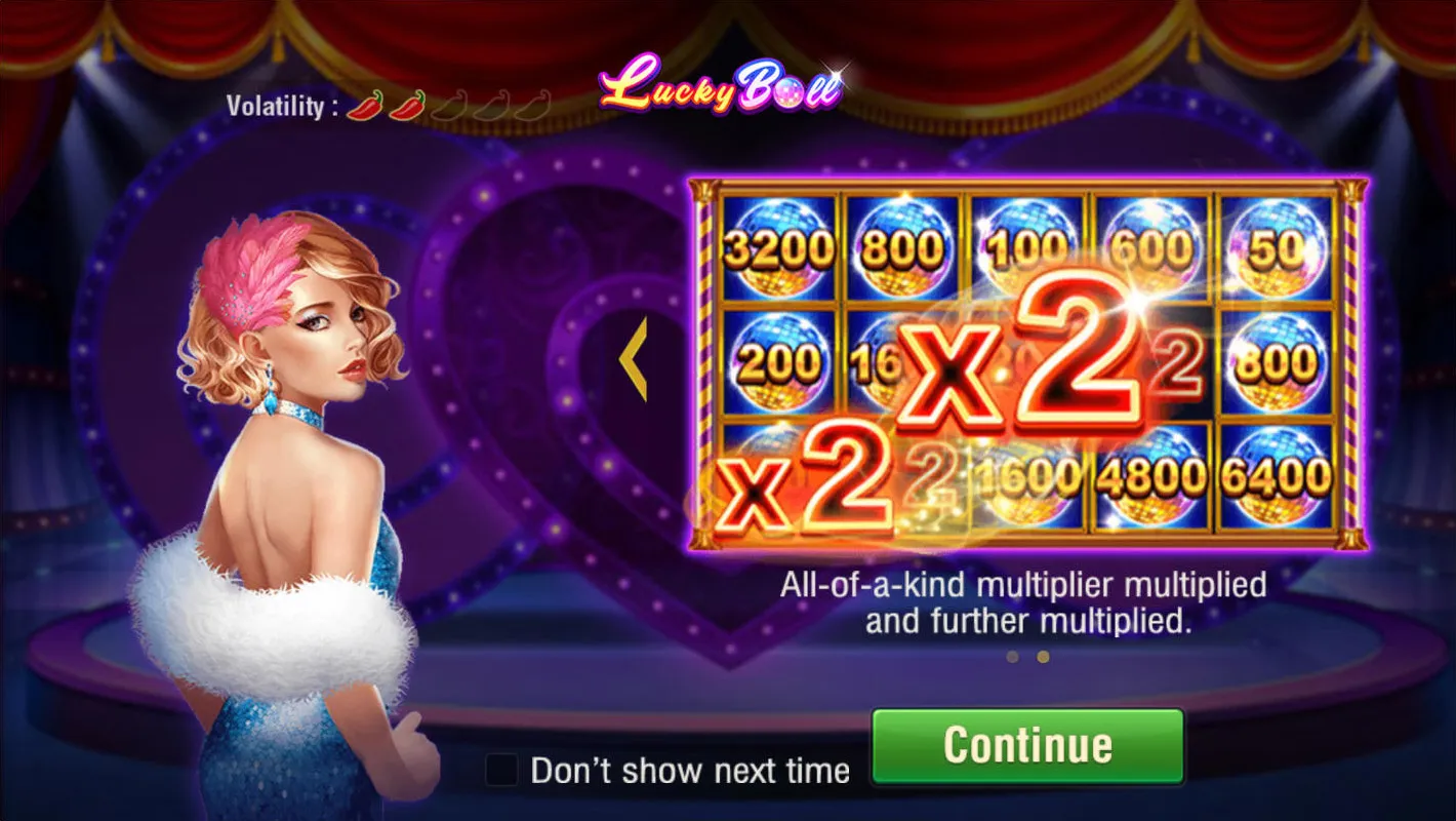 Lucky Ball game interface screenshot 2