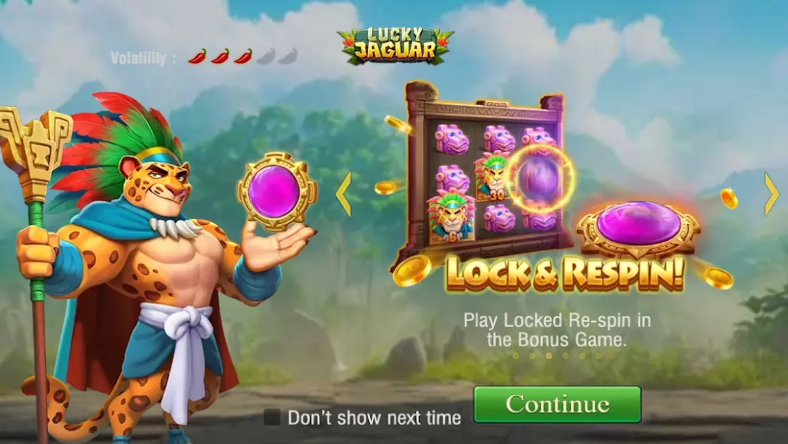 Lucky Jaguar game interface screenshot 2