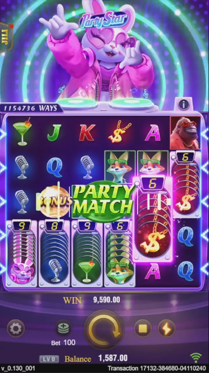 Party Star game interface screenshot 3
