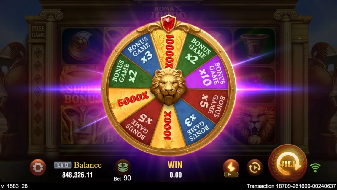 ROMA X 10000 game interface screenshot 5