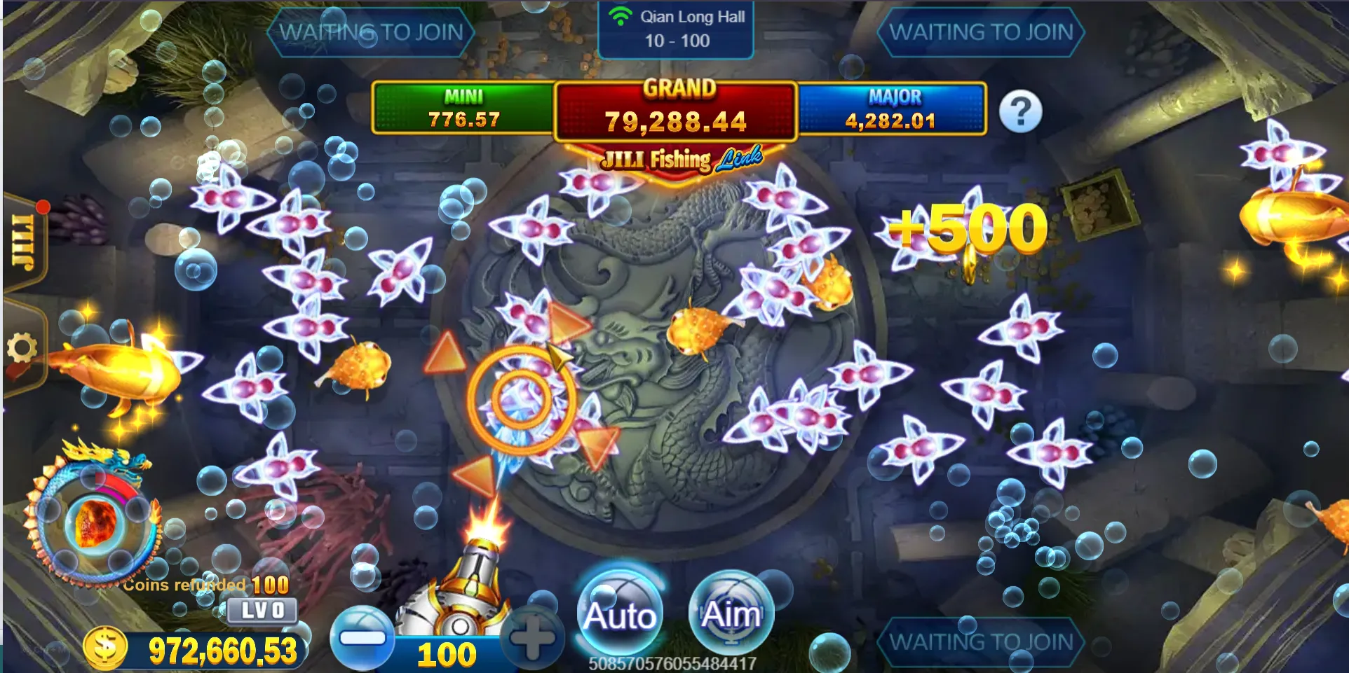 Royal Fishing game interface screenshot 1