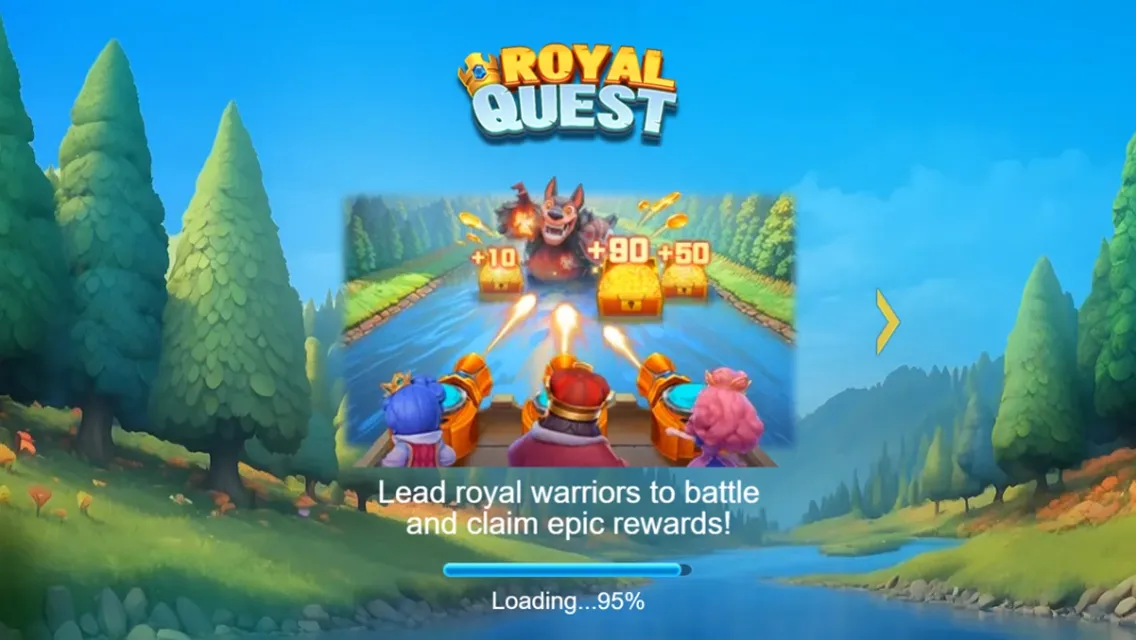 Royal Quest game interface screenshot 1