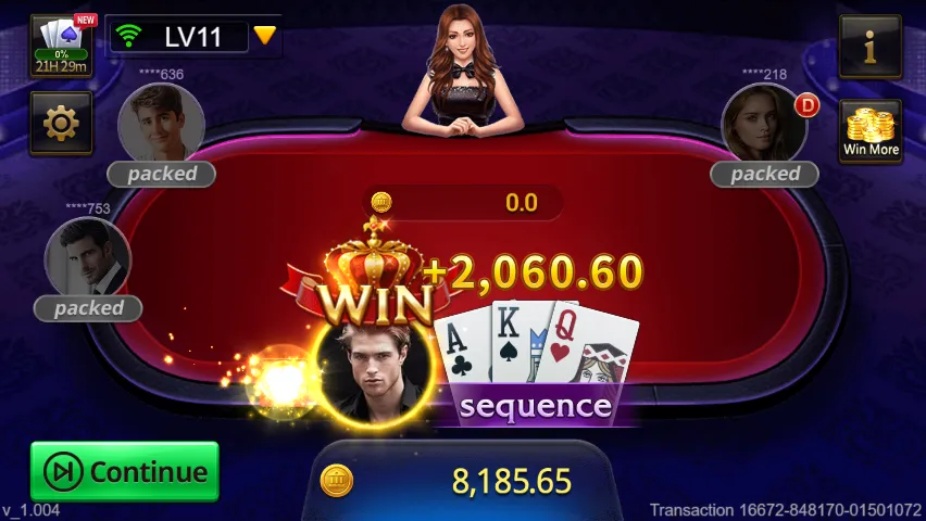 Teen Patti game interface screenshot 5